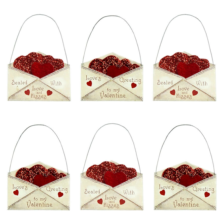 Buy ๐ Traditions Valentine Envelope Ornaments Set/6 โญ 3 Buy ๐ Traditions Valentine Envelope Ornaments Set/6 โญ