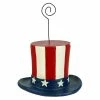 Cheapest ⌛ Traditions Uncle Sam Top Hat Ornament / Place Card Holder ⌛ -Ornament shop TL0218