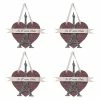 Best deal 🎉 Traditions Eiffel Tower Pink Heart Ornaments Set/4 ❤️ -Ornament shop TL1343p
