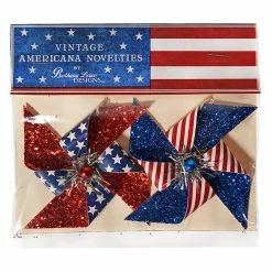 Best reviews of ❤️ Traditions Americana Pinwheel Ornaments Set/2 ✔️ -Ornament shop TL1344b