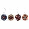 Outlet 😍 Traditions Stars & Stripes Rosette Ornaments Set/4 🔥 -Ornament shop TL8720
