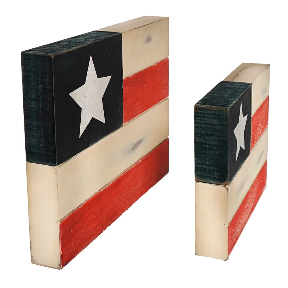 Brand new π₯ Traditions American Flag Stacked Block Decor Set/2 π€© 4 Brand new π₯ Traditions American Flag Stacked Block Decor Set/2 π€© - Image 2