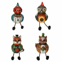 Brand new 🎁 Traditions Harvest Critter Sitters Set/4 😀