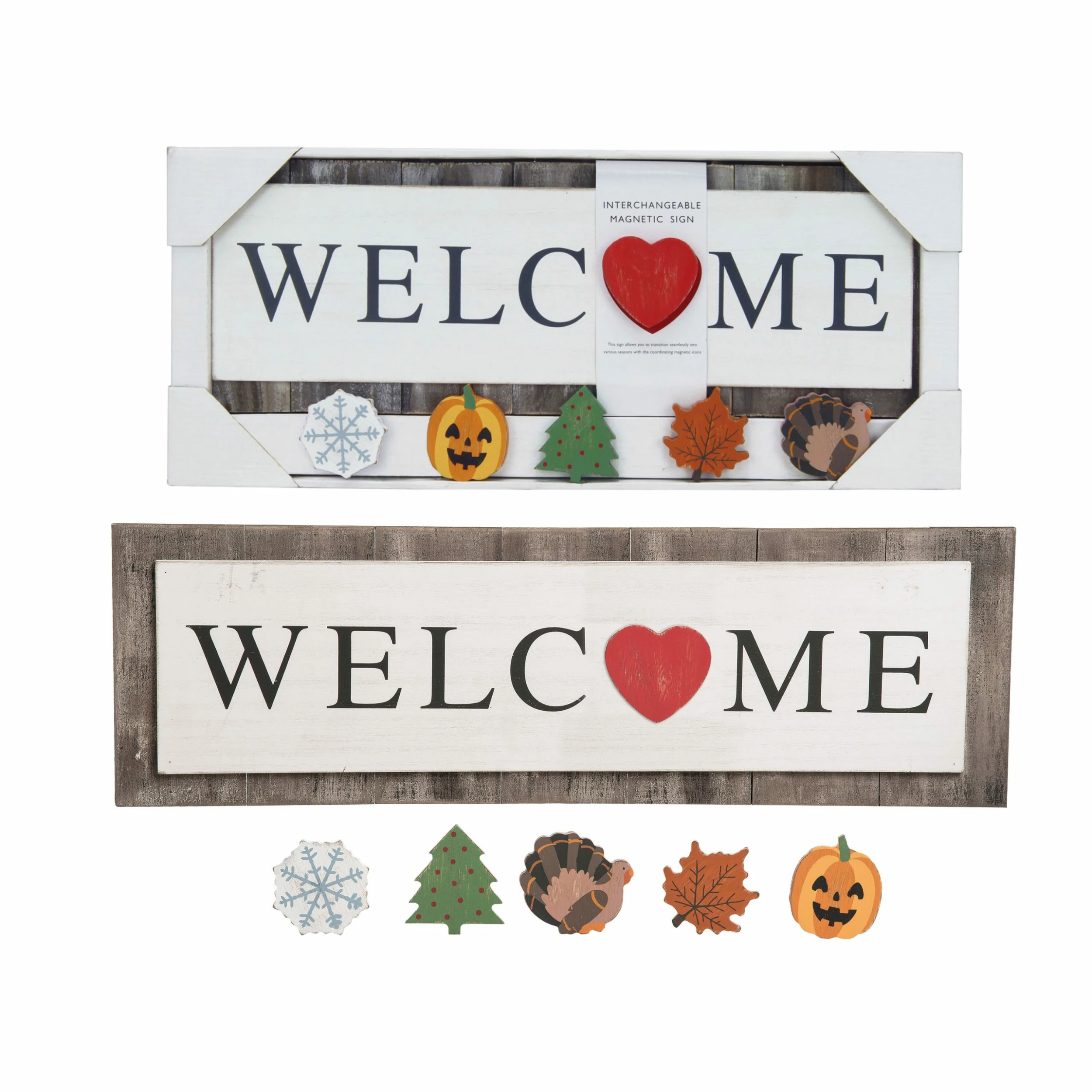 Cheapest π Traditions Wood Welcome Sign With Holiday Magnets Set/7 π 2 Cheapest π Traditions Wood Welcome Sign With Holiday Magnets Set/7 π