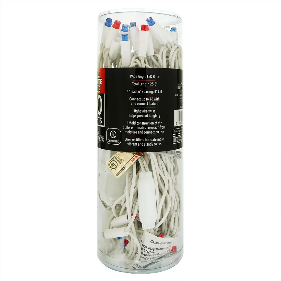 Brand new 🛒 Traditions Red, White & Blue Frost 50 LED Light Strand 🔔 4 Brand new 🛒 Traditions Red, White & Blue Frost 50 LED Light Strand 🔔 - Image 2