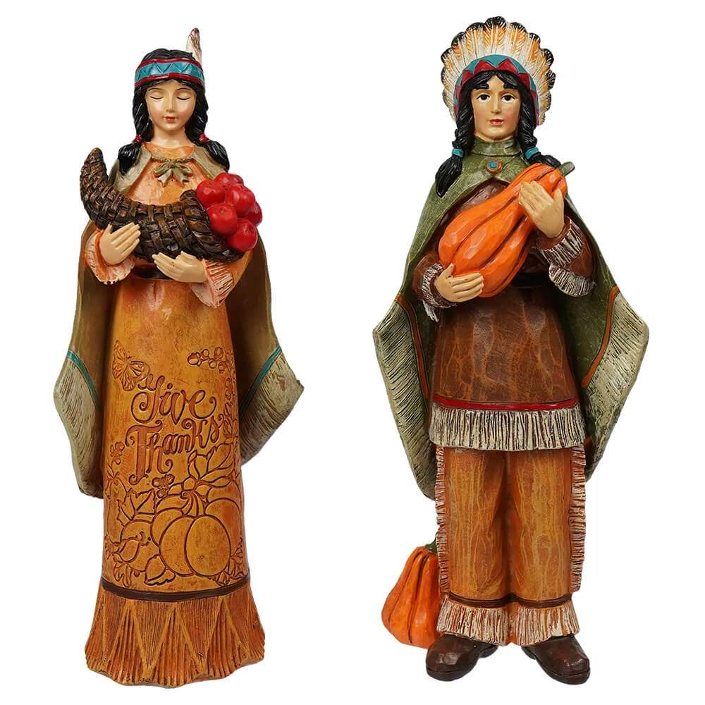 Brand new ๐งจ Traditions Native American Couple Figures ๐ฏ 3 Brand new ๐งจ Traditions Native American Couple Figures ๐ฏ